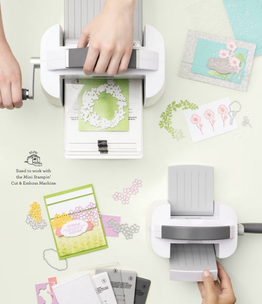 Introducing basic tools including the pictured stampin' up's stampin' cut & emboss machine