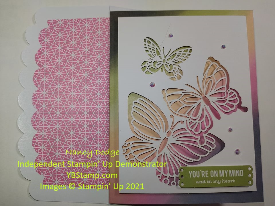 Card made using the Notes of Cheer kit by Stampin' Up