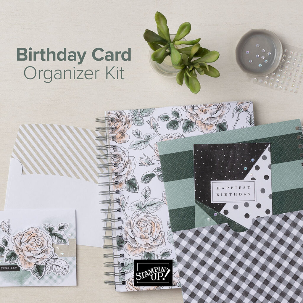 birthday card organizer kit