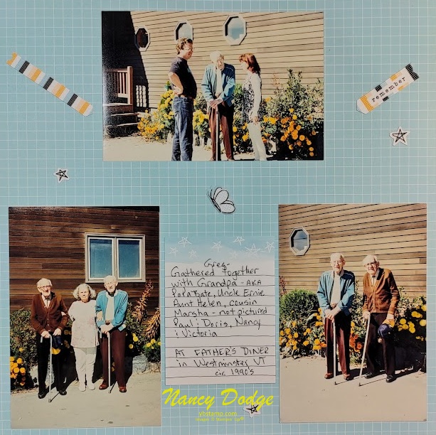 days to remember scrapbook page