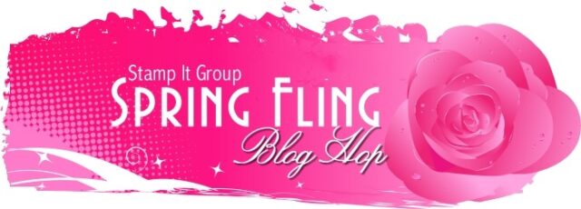 Spring Blog Hop banner for Team Stamp it
