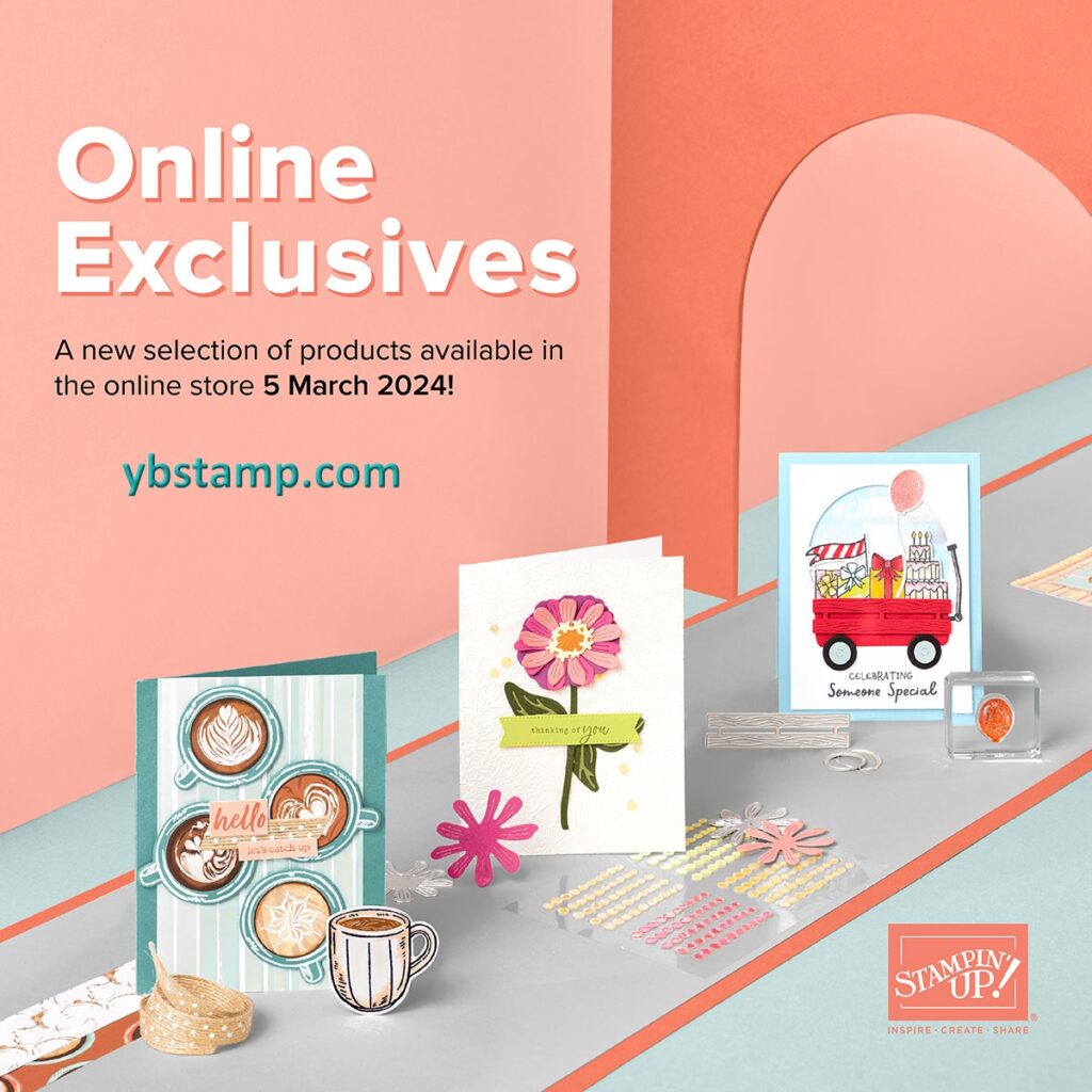 March 2024 Online Stampin' Up Exclusives