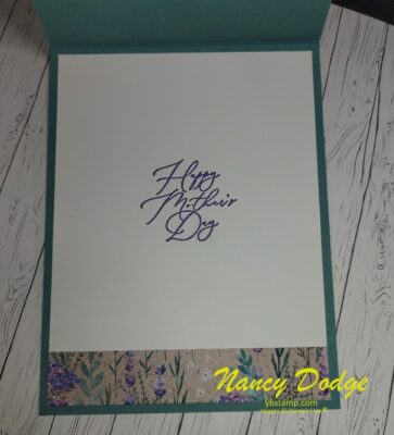 Blog Card April 2024 Inside saying Happy Mother's Day
