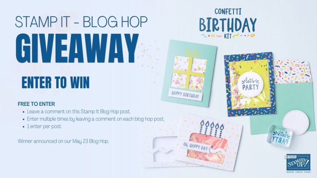 April 2024 Giveaway of Birthday Card kit
