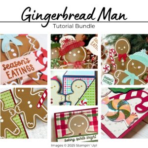 7 Gingerbread Man Cards tutorial