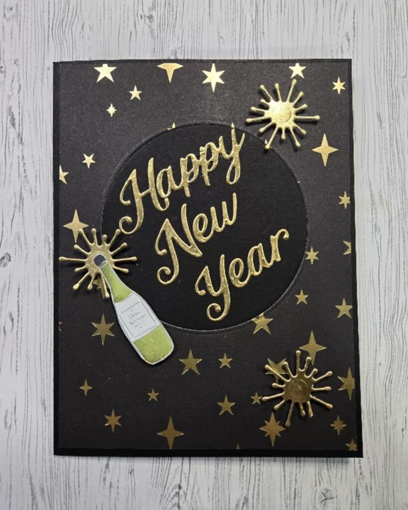 New Year's Blog Hop card