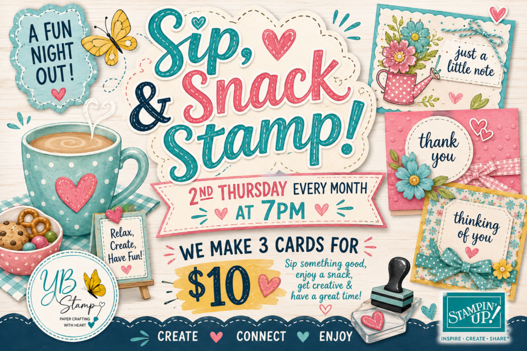 Sip Snack and Stamp class