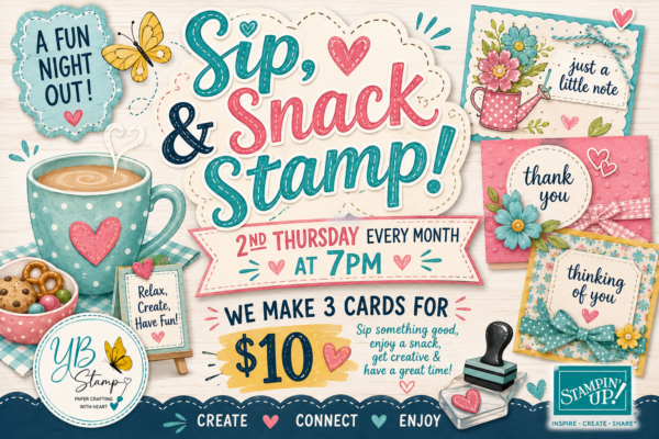 Sip Snack and Stamp class
